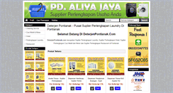 Desktop Screenshot of deterjenpontianak.com